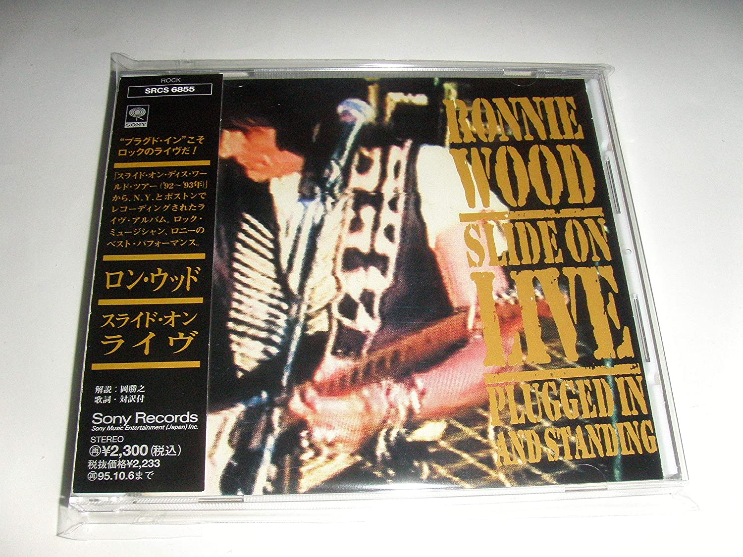 

CD RON WOOD - Slide on live SRCS6855 Sony 1993 Japan Rock Used