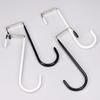 2pcs Metal Towel Hanging Rack Plastic Coating Shower Hanger New Coat Hanger  for Closet Organizer