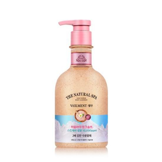 VEILMENT Natural Spa Moisture Glow Scrub Body Wash 600g (Choose 1 of 5)