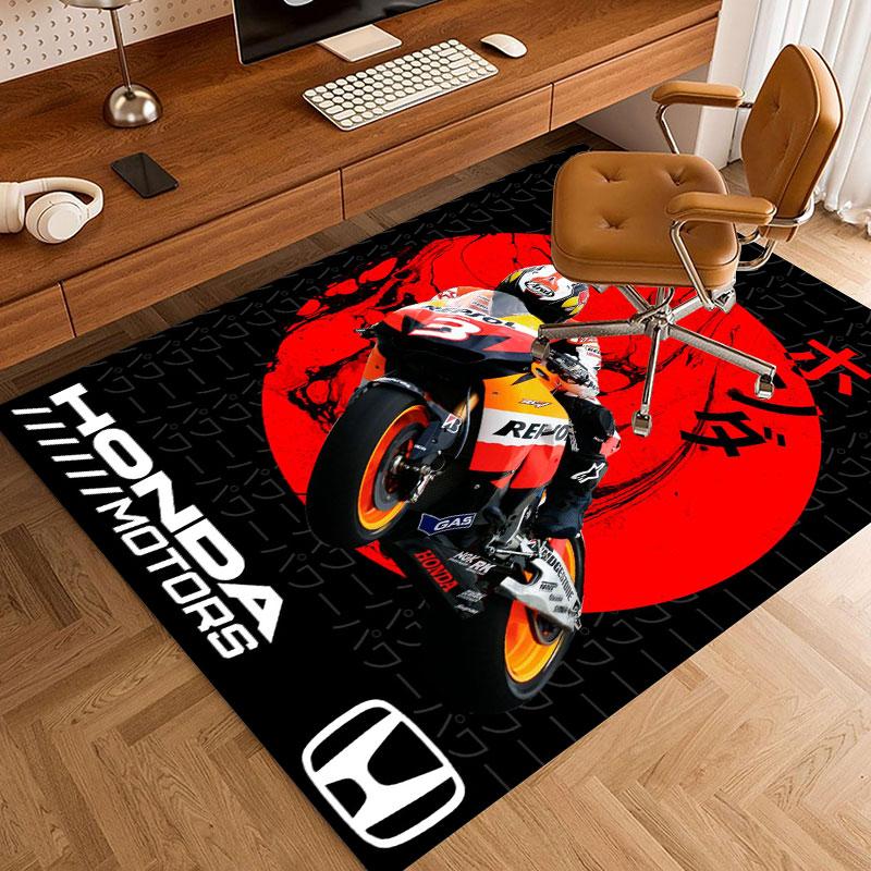 Honda Motorcycle Art Carpet Doormat Floor Mats Art Christmas Gifts Dormitory Decoration