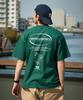 MINIMALPROJECT Circle Logo Flower Oversized Short Sleeve T-Shirt Mst151 [Green]