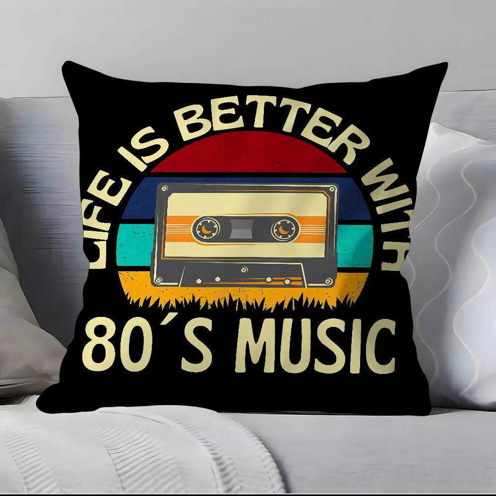 C-Cassette Tape Pillow Case Null