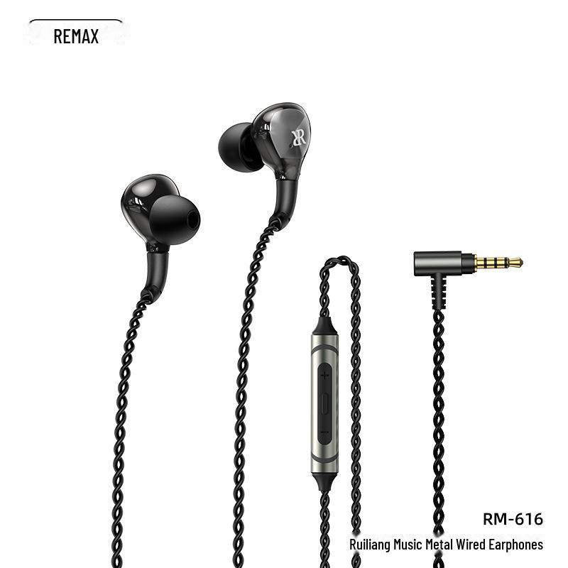 REMAX Metal Wired In-Ear Earphones for Mobile Phones & Computers