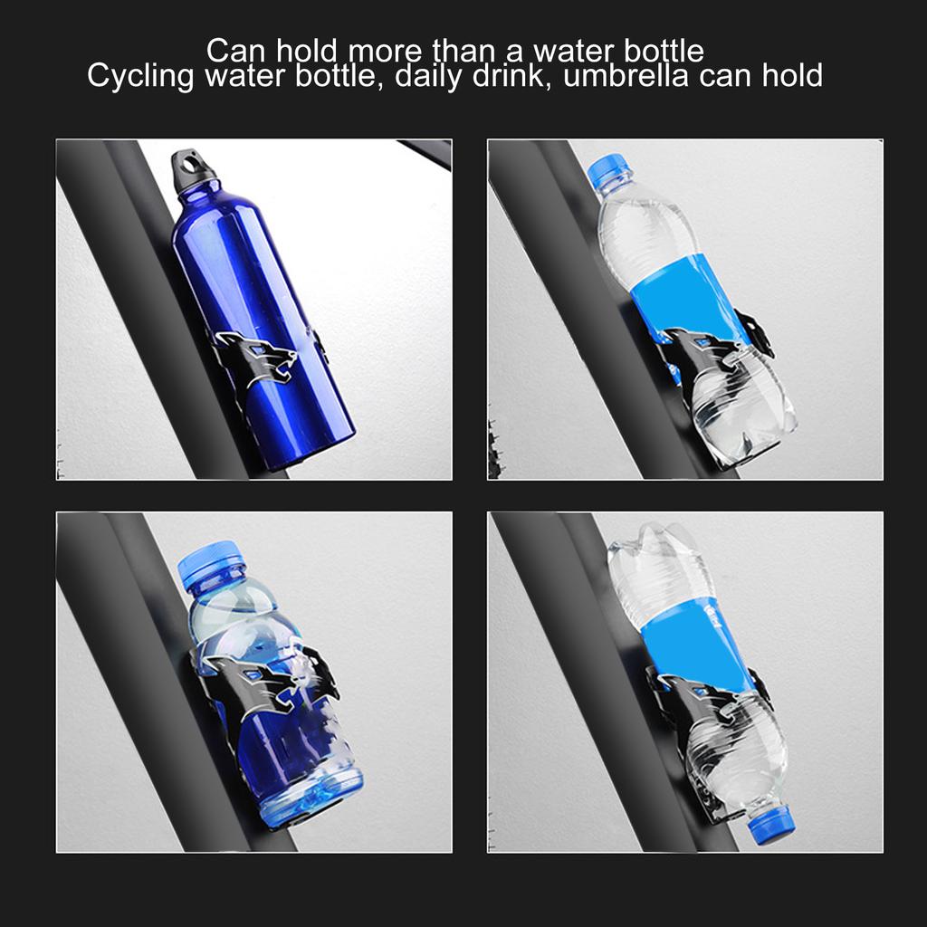 Bike Water Bottle Holder Lightweight Thick Aluminum Alloy Flexible Bicycle Cup Cage for Mountain Folding Bikes