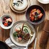 Japanese Ceramic Dishes Creative Retro Coarse Pottery Eating Bowl Dish Hand-made Plate Household Fish Plate Steak Plate