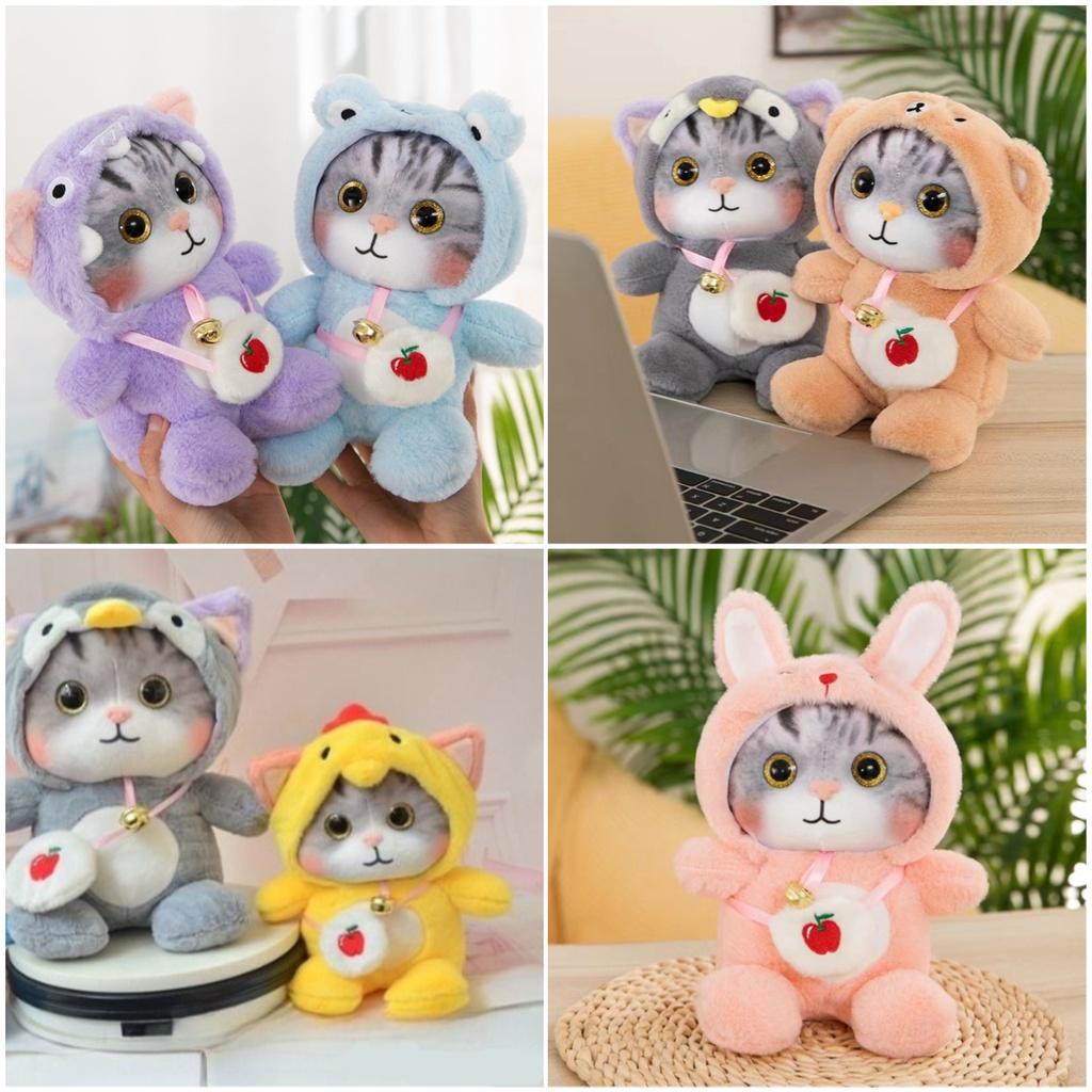 Cute Cat Plush Toy For Kids Soft And Cuddly, Perfect For Nap Time Cartoon Animal Stuffed Animal