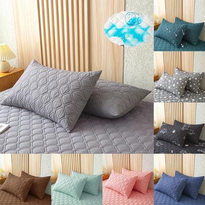 2 Adet Su Geçirmez Yastık Kılıfı Leke Önleyici Yastık Kılıfı Yatak Odası Dekorasyonu 48x74cm Su Geçirmez Yastık Kılıfı Yastıklar İçin Dış Kılıf