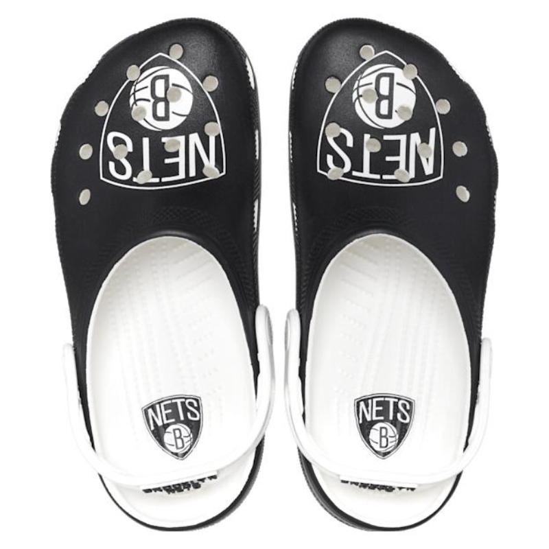 Crocs Brooklyn NBA NETS Breathable Comfortable Clog Unisex Black