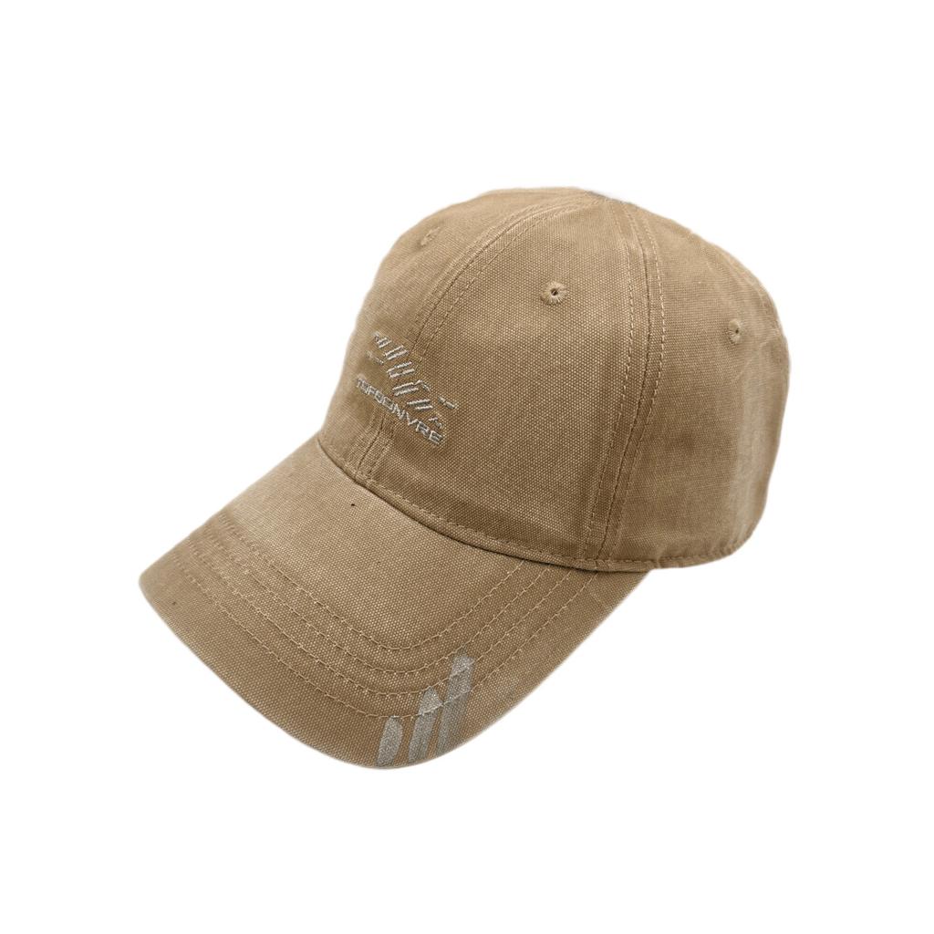 Washed and old embroidered baseball cap soft top three bars cap men's and women's retro versatile face small visor