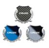 Custom Zinc Alloy Car Fender Emblem Metal Side Window Badge For Chevrolet Cruze Logo Exterior Modification Decor Accessories