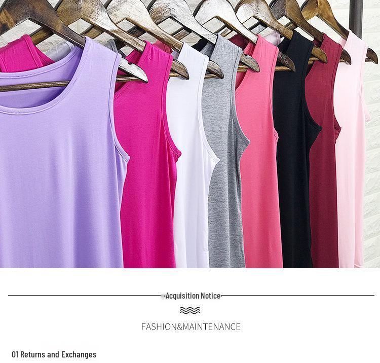 Size Loose Plus Womens Sleeveless Tank Top For Summer Middleaged Elderly Fits Up To 200 Jin