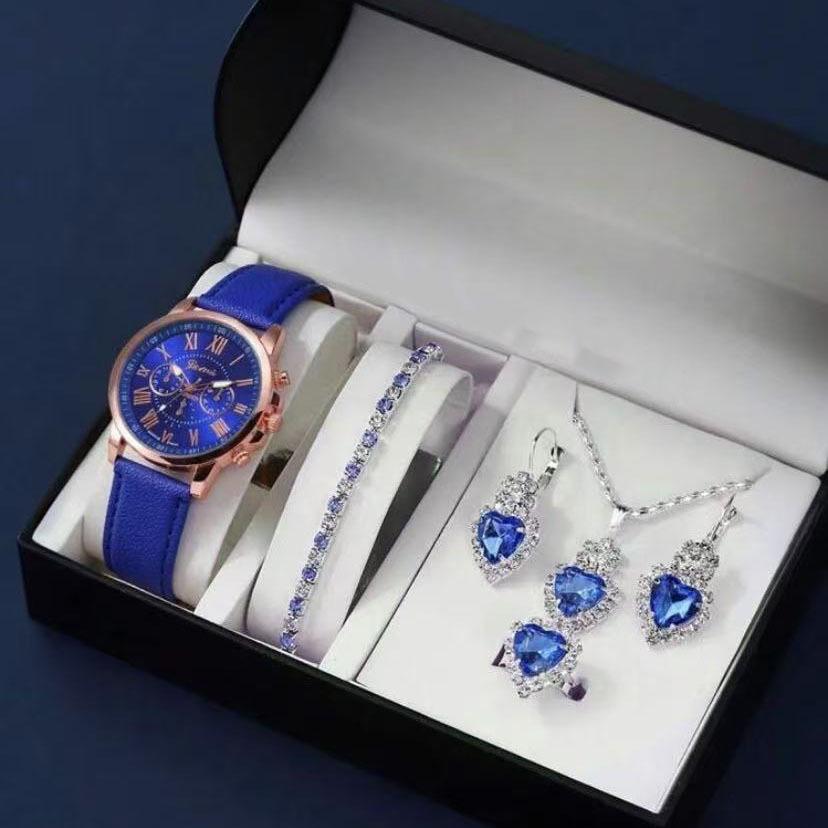 Watch Watch Women'S Quartz Quartz Watch Hong Kong Style Fashion Women'S Watch Women'S Jewelry Set Watch