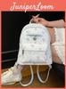 Niedlicher Bärenrucksack für Mädchen und Frauen, bedruckt mit Cartoon-Motiven, ideal für Schule und Freizeit