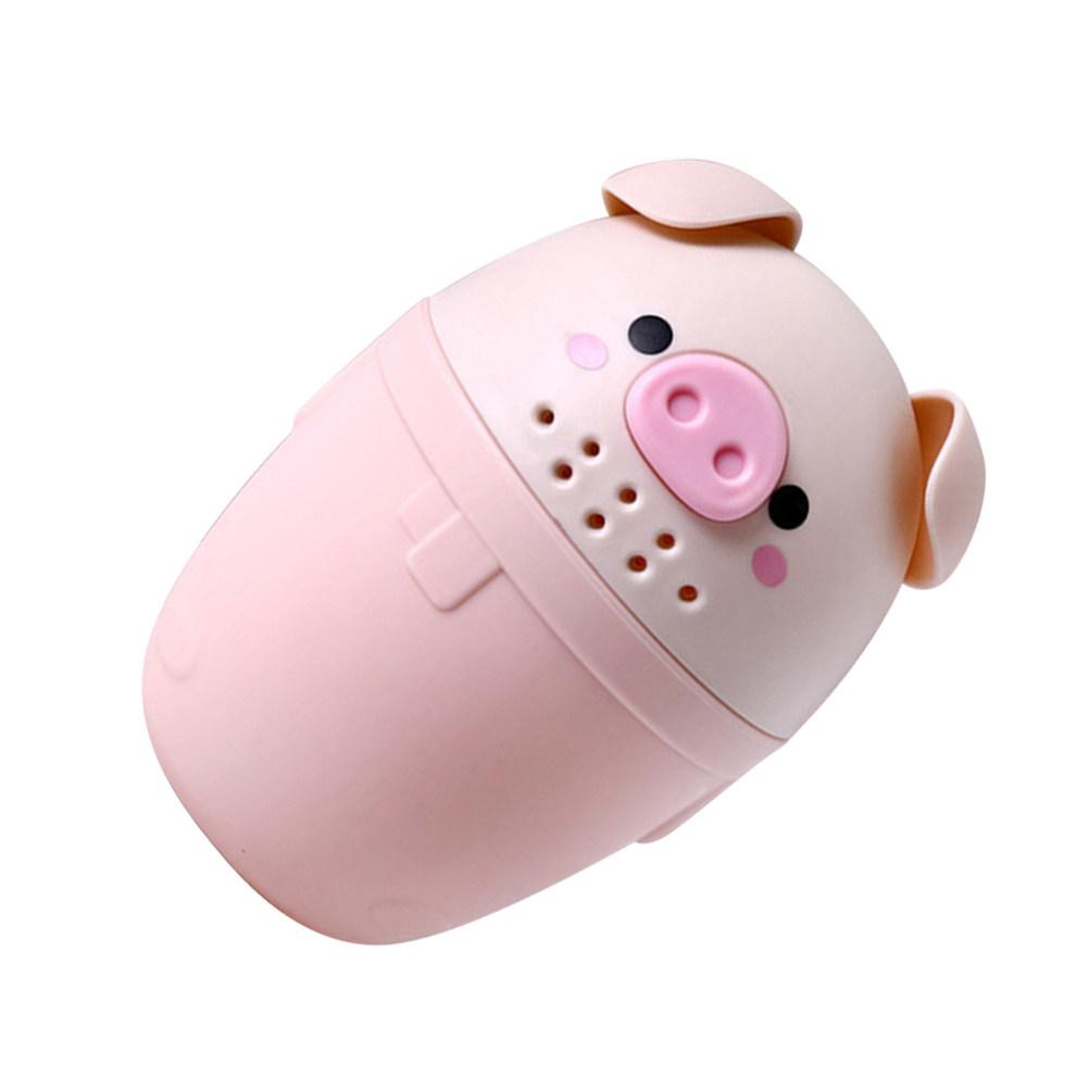 1PC Bathing Water Ladle Cartoon Pig Washing Head Cup Multi-purpose Bathing Water Scoop Lovely Watering Flower Tool for