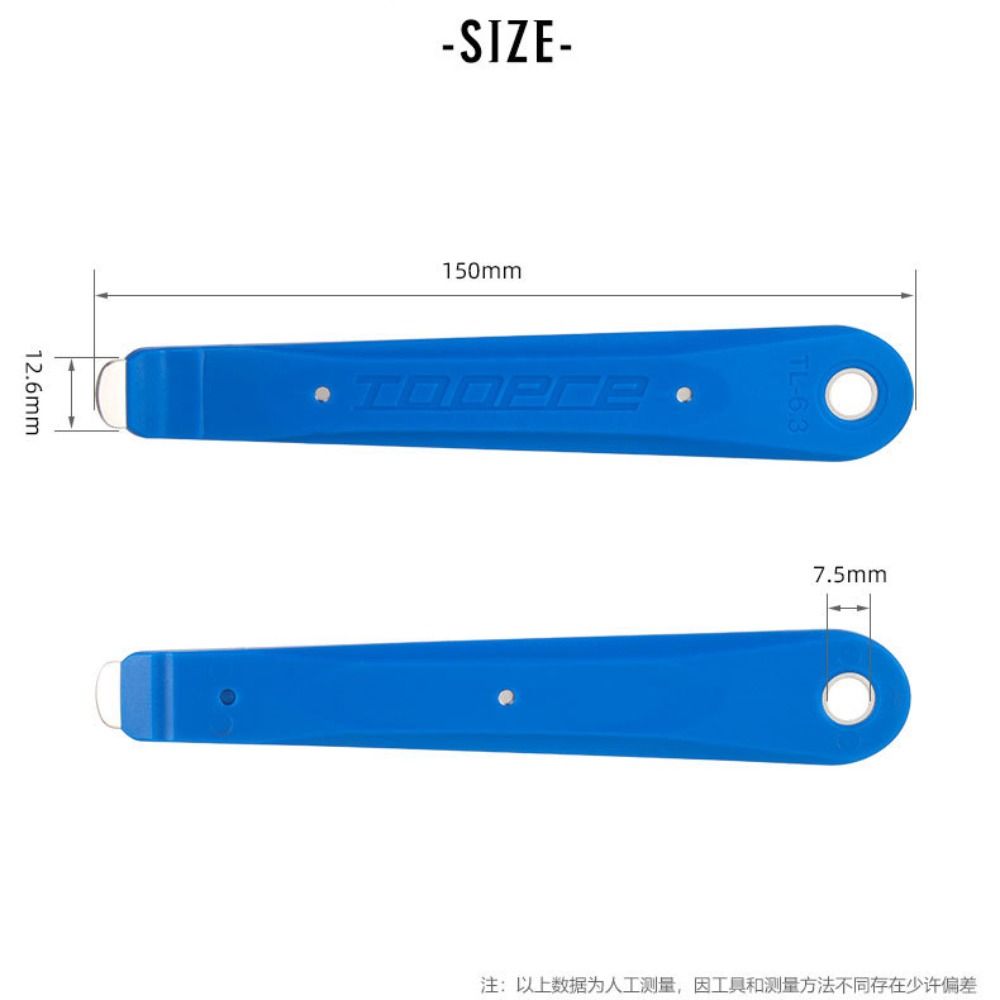 2PCS Plastic Bicycle Tire Lever Blue Tyre Spoon Durable Bike Wheel Repair Tool Road Bike
