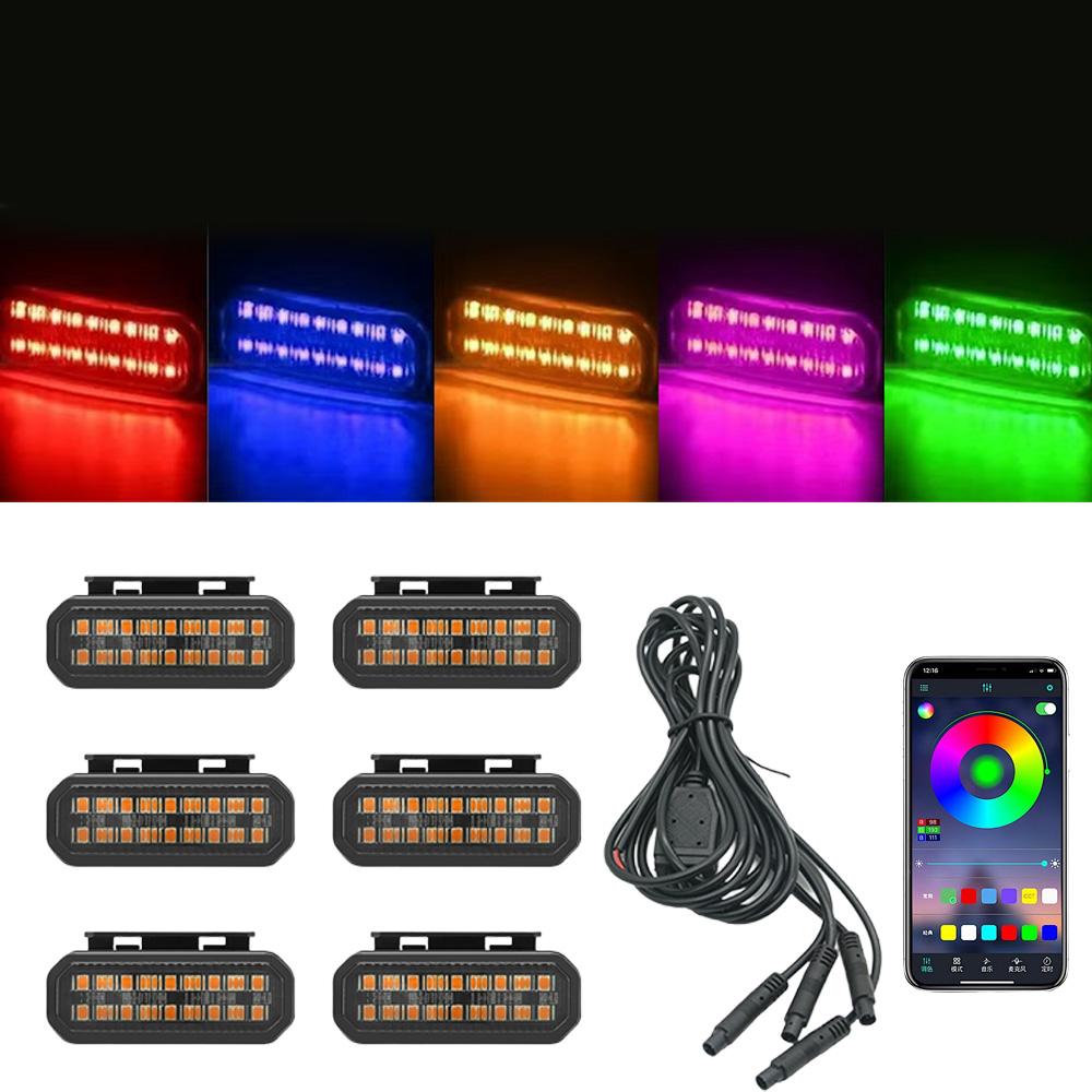 FOR ISUZU D-MAX LED Car Lights Front Grille LED Light Safety Warning Light Harness Car Accessories LED Signal Lamps