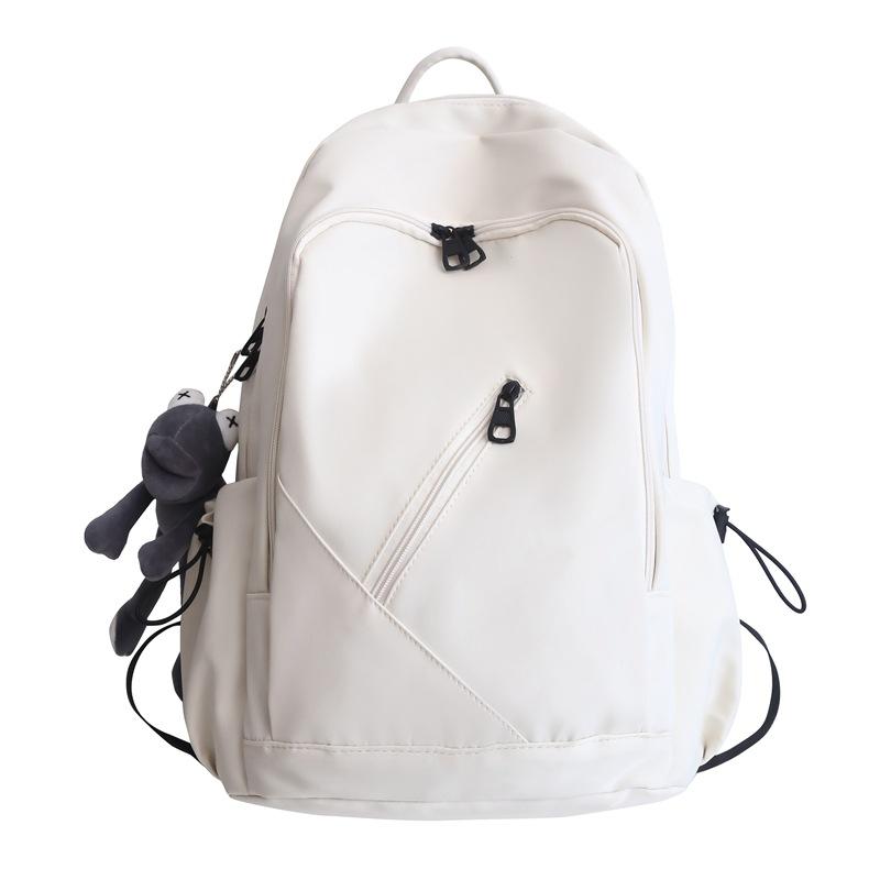 Einfarbiger Schulrucksack für Mittelschüler