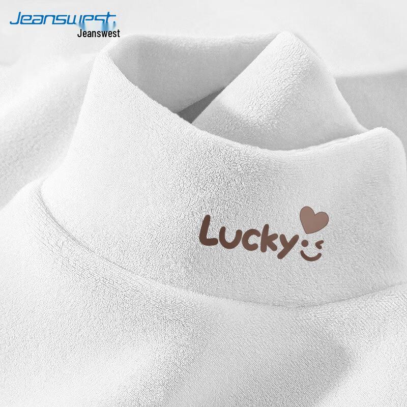 Jeanswest Women's Fleece-Lined Stand-Up Collar Thermal Tee