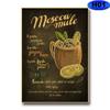 Vintage Cocktail Menu Posters Mixology Recipe Lovers Guide Poster Cafe Bar Wall Decor Home Room Decoration Painting