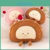 Kids Plush Swiss Roll Toy With Short Hair Fabric For Playroom And Gift Use