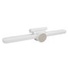 LED Unterschrankleuchte mit Digitaluhr Magnetische Schrankleuchte Dimmbar 3 Farbtemperaturen 1200mAh Wiederaufladbar für