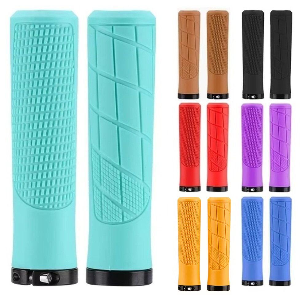 Soft Bicycle Handlebar Grip Shockproof Non-slip Bike Handle Grip Mountain Bike Grip Mountain Bike