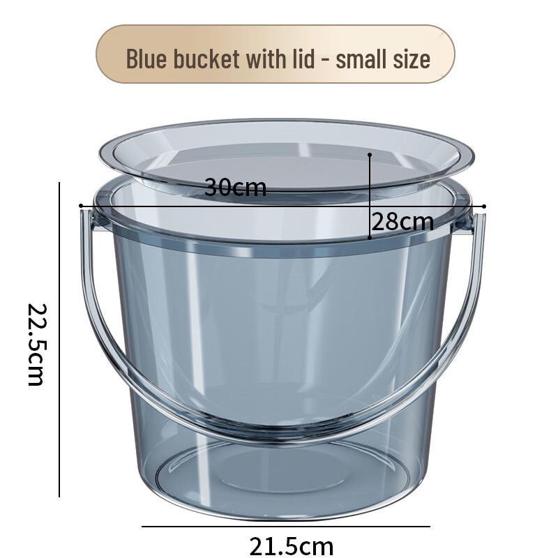 Yicang Thickened Transparent Plastic Outdoor Fishing Bucket