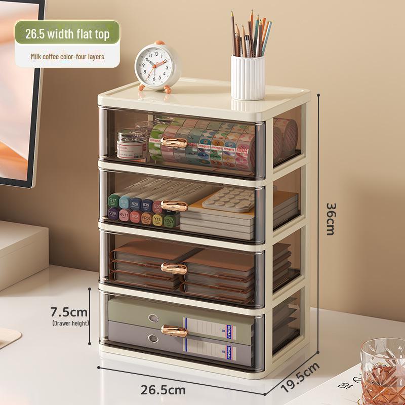 Plastic Drawer Desktop Organizer for Stationery and Cosmetics