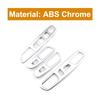 For Jeep Renegade 2015 2016 2017 2018 2019 2020 2024 2024 2024 ABS Car Window Glass Lift Switch Button Panel Trim Cover Stickers
