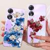 For OPPO A58 4G 5G Case CPH2577 Fashion Butterfly Soft Silicone Clear Phone Case For OPPO A78 CPH2565 CPH2483 A 78 A 58 TPU Capa