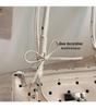 2026 Spring Korean Style Polka Dot Women's Underarm Handbag - Fashionable Single Shoulder Pillow Bag