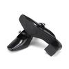 BARBARA 5.5cm Dress Mule Leather Jewel Buckle 2colors Bbj205