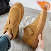 Winter Men's Mid-Calf Thermal Snow Boots Plush Lined Casual Shoes Comfortable Slip Resistant Warm Ankle Boots for Cold Weather