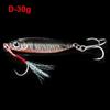 Minnow 10/15/20/30g Colorful Lead Casting Jig Bait Feather Metal Fishing Lures Spinning Baits