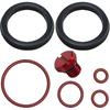 Fuel Filter Primer Rebuild Seal Kit with Billet Aluminum Air Bleeder Screw and Viton O-Rings Compatible with Chevy GMC LB7 LLY LBZ LMM LML 6.6L
