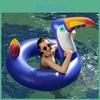 Blue Giant Toucan Swim Ring Water Ring Printing Pattern For Swimming Water Sports