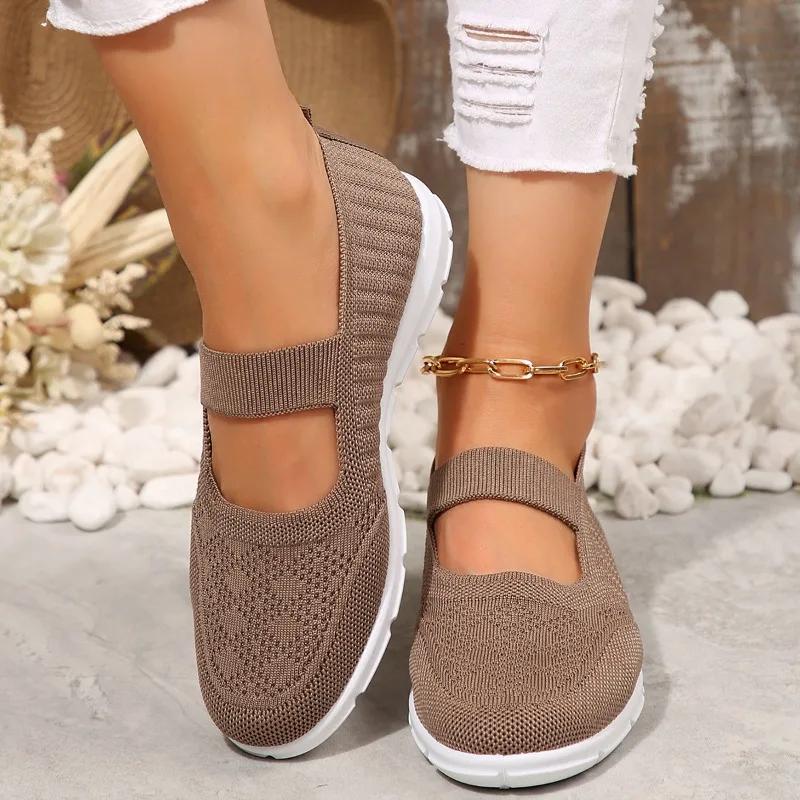 Fashion 2025 Brand Women's Shoes Lace-up Cuff Women's Flats Women's Vulcanize Shoes Hot Sale Round Head Plus Size Grid Flat Low Heels