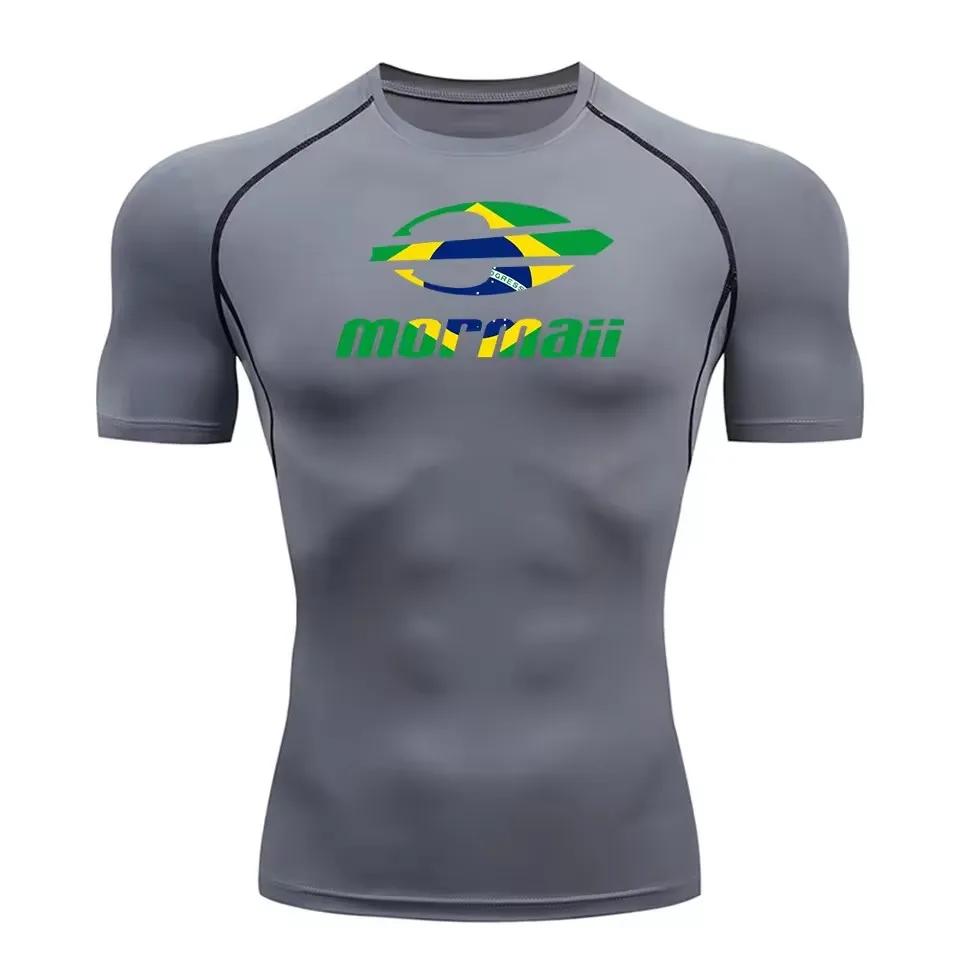 Camiseta Rash Guard de Manga Corta Ajustada para Hombre, Traje de Baño, Flotador, Protección UV contra Medusas