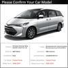 Black Carbon Fiber Door Handle Cover for Toyota Previa Tarago Estima Aeras XR50 2006~ Accessories Stickers Trim Set Chrome