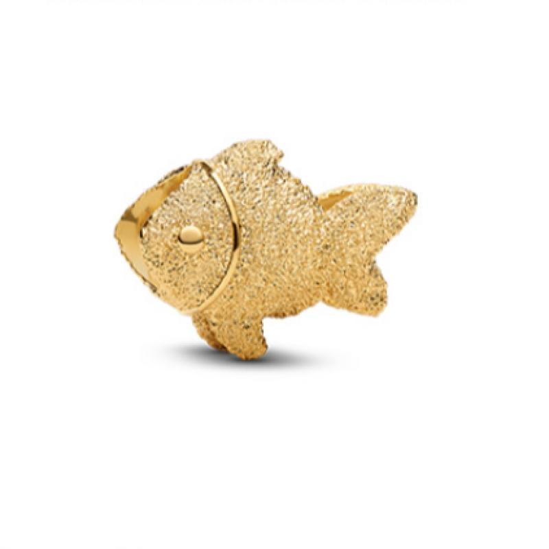 Pandora Textured Fish Mini Charm 764522c00