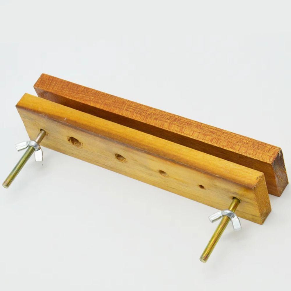 

4 Holes Wooden Bookbinding Press Manual Binding Paper Punch Machine Office