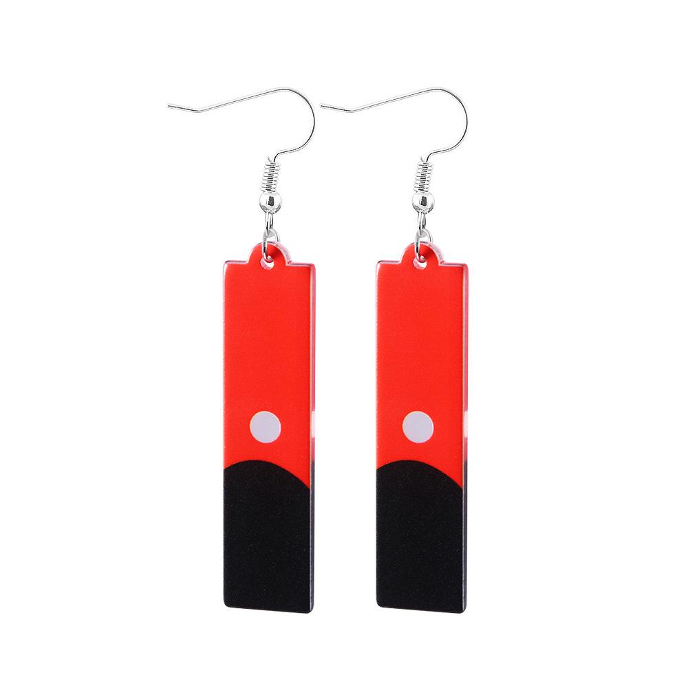 Anime Tokyo Revengers Chifuyu Matsuno Cosplay Örhängen Svart Silver Guld Färg Ringörhängen Öronklämmor För Kvinnor Män Smycken