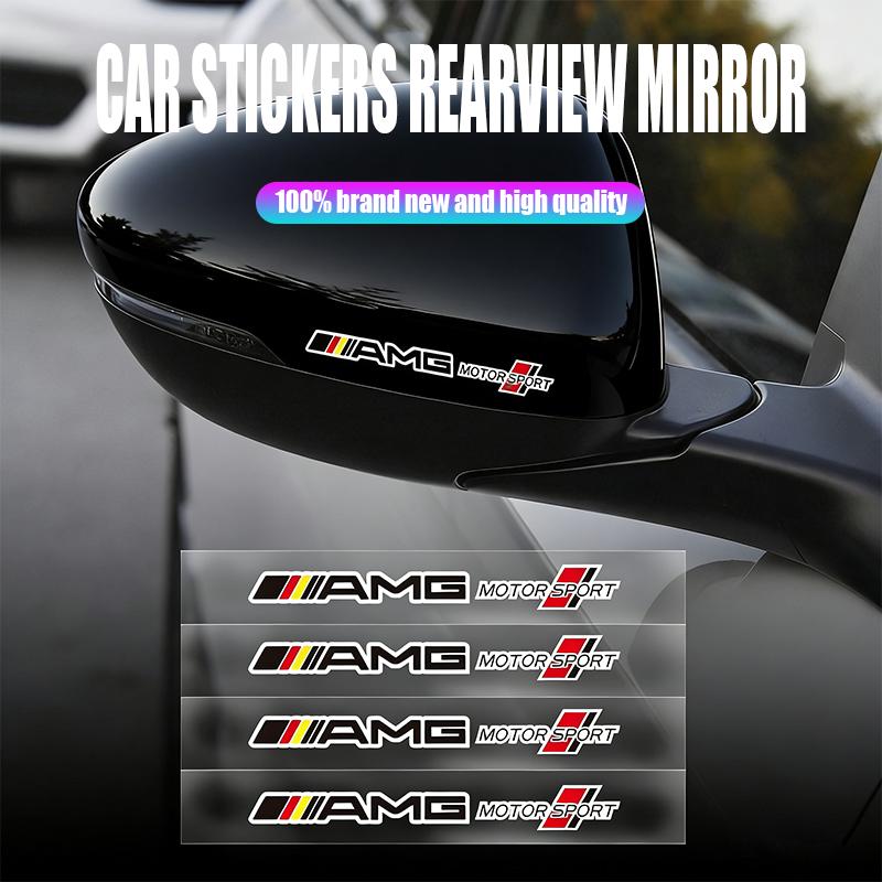 Car Decoration Stickers Sports Decal Sticker For Mercedes Benz AMG Smart W205 C300 W203 W206 W108 W124 W126 W140 W168 W169 W176 ZK9