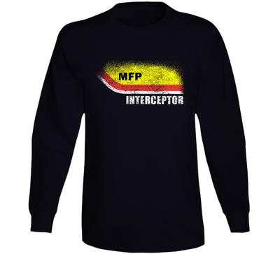 Mad Max MFP Interceptor Verfolgungsfahrzeug V8 Langarm T-Shirt Geschenk Neu