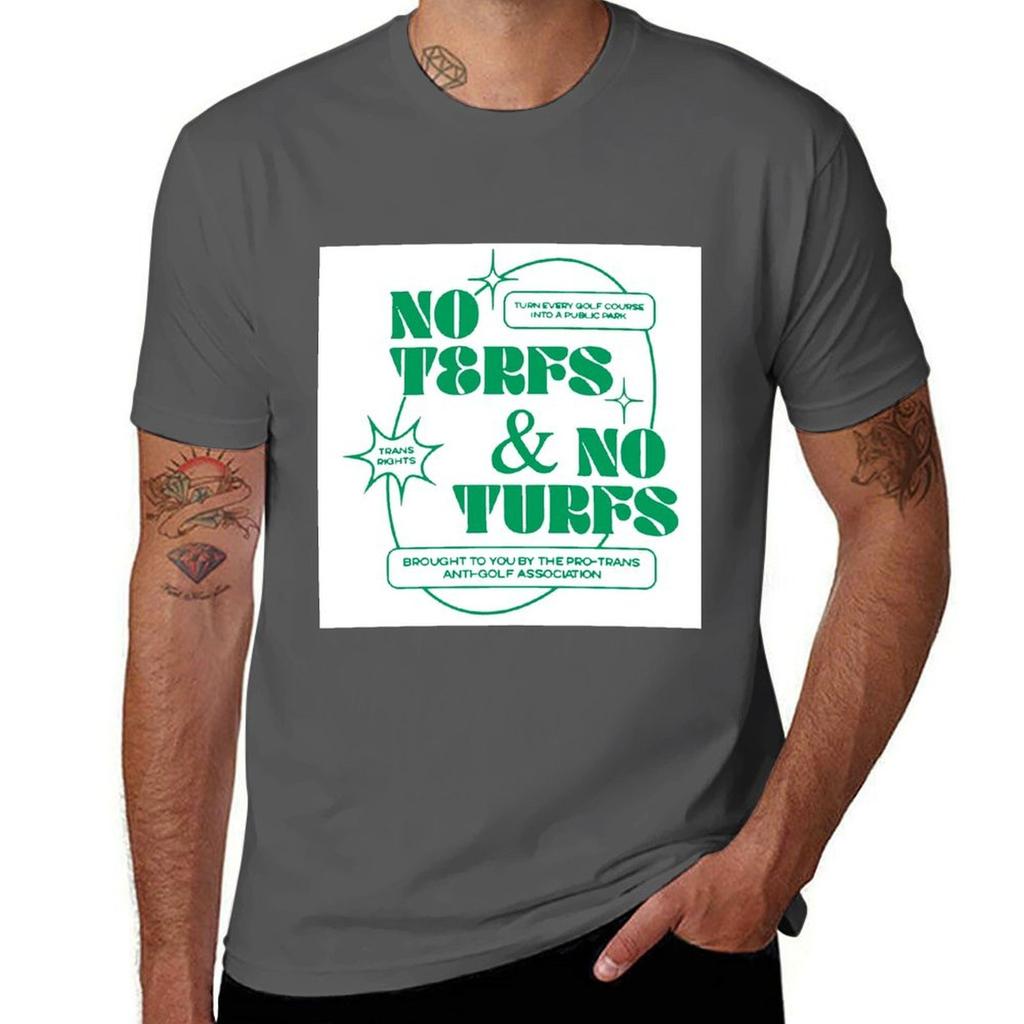 No Terfs And No Turfs Shirt Pride Month Shirt Tshirt Casual Graphic Print Tee