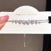 Light Luxury Copper Hand Bracelet Zirconia Butterfly Bow Style For Gift Giving