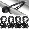 5/30Pcs Outdoor Elastic Ball Rope Bungee Cords Portable Tent Fixing Tarpaulin Awning Canopy Heavy Duty Tarp Tie Down for Shelter Cargo