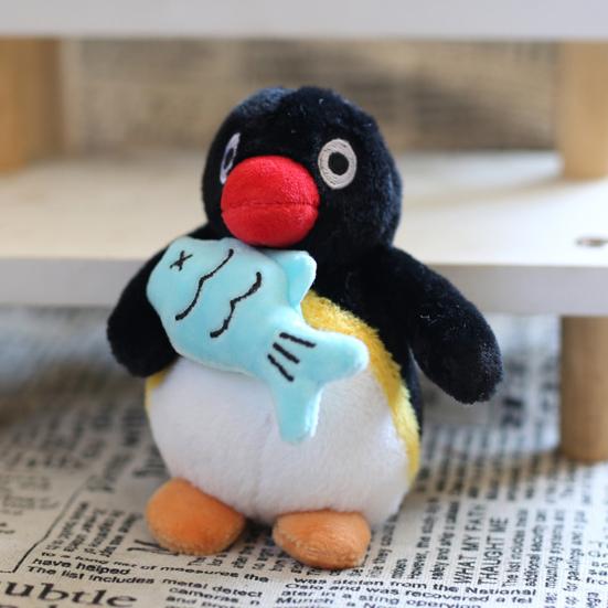 Cartoon Penguin Plush Keychain Toy Pendant Soft PP Cotton Filling Creative Key Ring Bag Charm Gift for Girls Boys Family Festivals