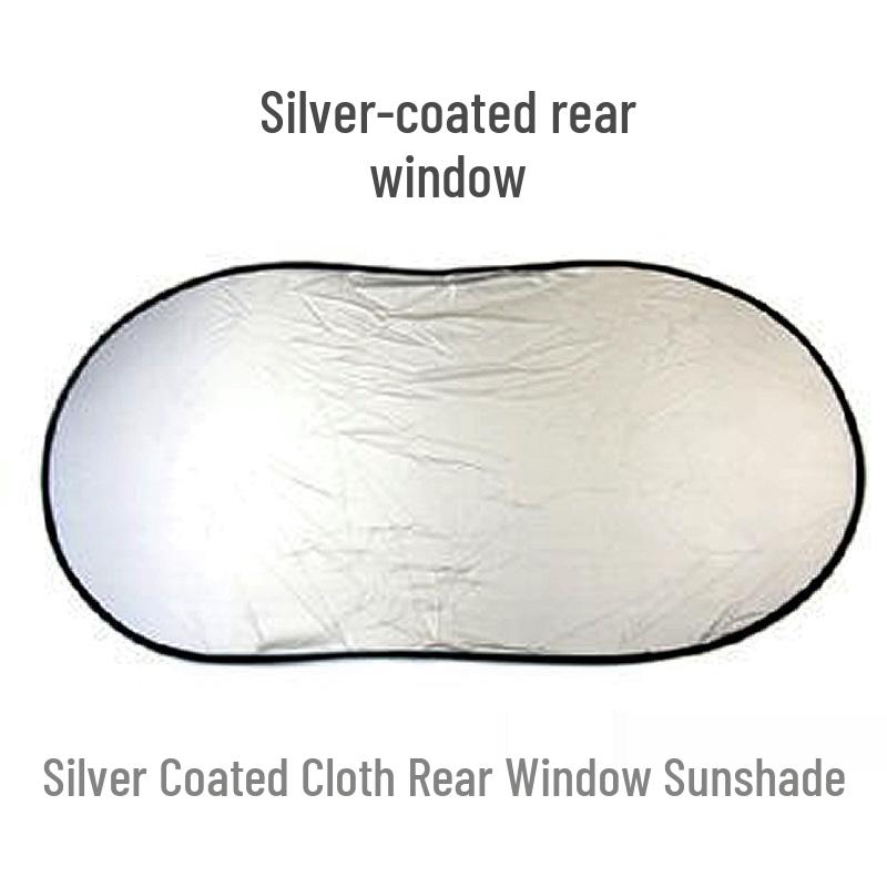

Солнцезащитный экран на заднее стекло с серебристым покрытием - Светоблокирующая и водонепроницаемая ткань (100x50 см)