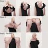 Plain Chiffon Chiffon Shawl Modal Hijab Cover Stylish Long Scarf  Islam Inner Scarf
